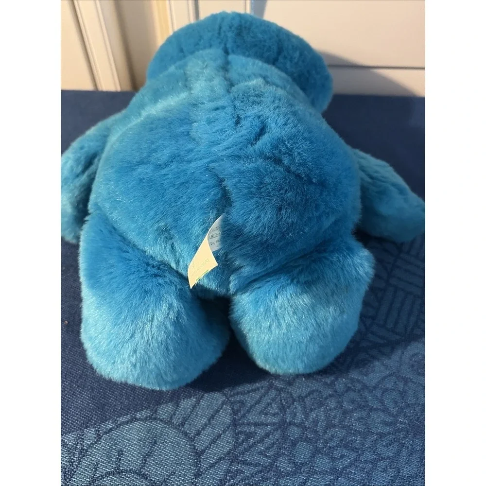 1997 VINTAGE 16" TYCO SESAME STREET TICKLE ME COOKIE MONSTER PLUSH WORKS GREAT - Picture 3 of 5